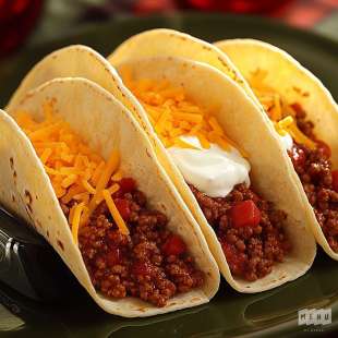Tacos au Chili Con Carne