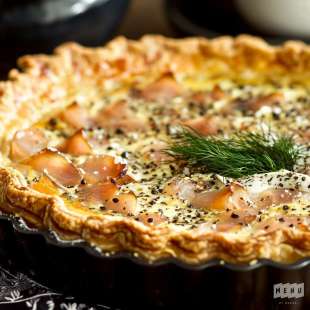 Quiche à la Truite Fumée