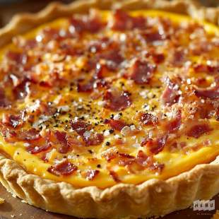 Quiche au Bacon et au Cheddar