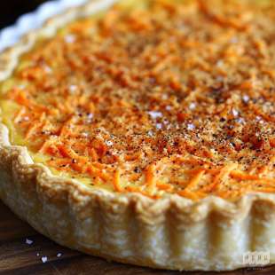 Quiche aux Carottes et au Cumin