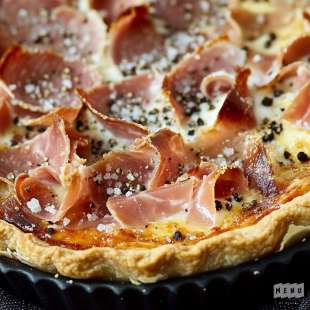 Quiche au Jambon Serrano et Parmesan