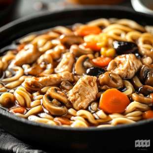 Recette Plat : Nouilles Udon Poulet Teriyaki