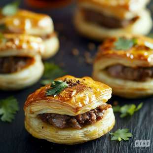Recette Apéritif : Mini Feuilleté à l'Agneau et Cumin