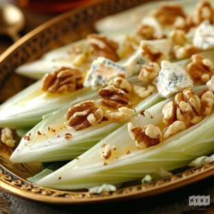 Salade d'Endives aux Noix et Roquefort