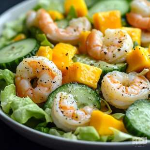 Salade de Crevettes à la Mangue