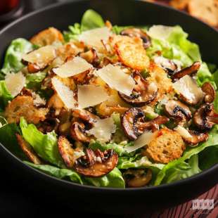 Salade Croustillante aux Champignons
