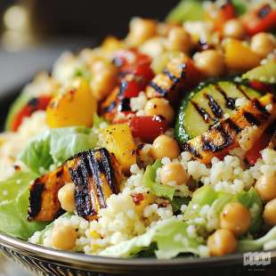 Salade de Couscous aux Légumes Grillés
