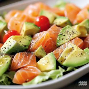 Salade de Saumon Fumé et Avocat