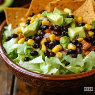 Salade Mexicaine aux Haricots Noirs Vinaigrette Paprika