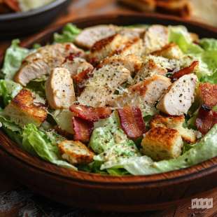 Salade César au Poulet et Bacon