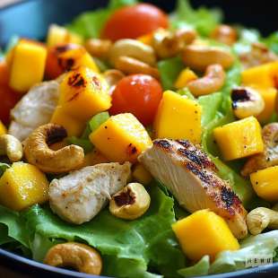 Salade de Poulet et Mangue