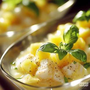 Ceviche Exotique à L’Ananas et Basilic