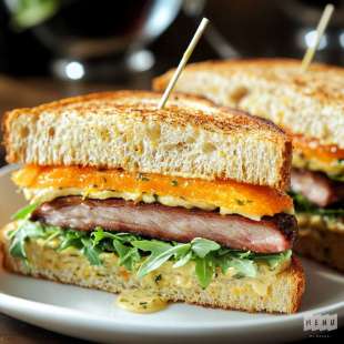 Club Sandwich au Magret de Canard et Orange