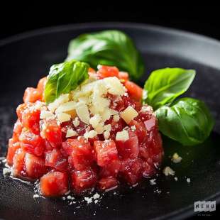 Tartare de Boeuf Charolais à l'Italienne