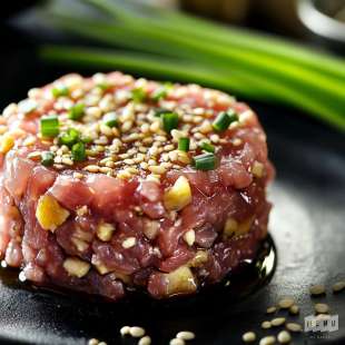 Tartare de Boeuf Charolais au Gingembre et Sésame