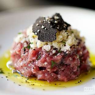Tartare de Boeuf Charolais au Parmesan et Truffe