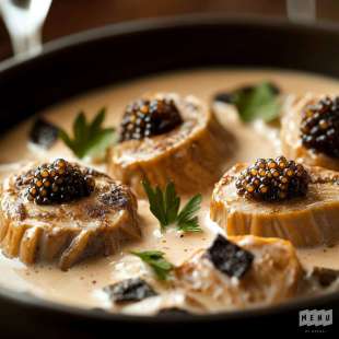 Ris de Veau au Champagne et Caviar