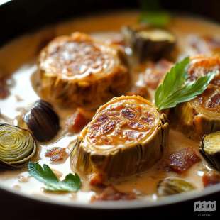 Ris de Veau aux Artichauts Barigoule