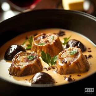 Ris de Veau Rôti au Vin Jaune