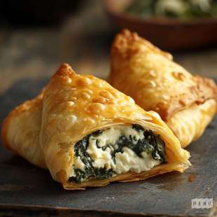 Samoussa au Fromage et Épinards