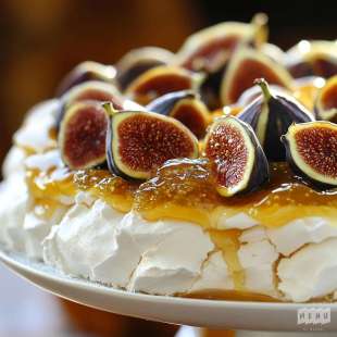 Pavlova aux Figues et au Miel