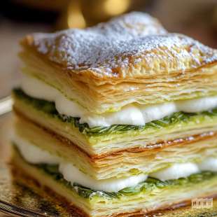 Mille-Feuille Citron Vert Basilic
