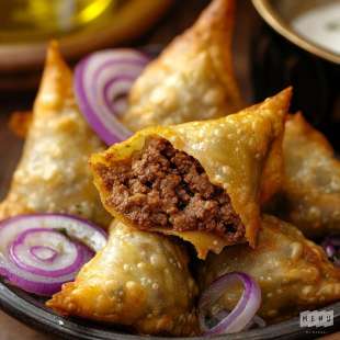 Samoussa au Boeuf Épicé