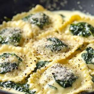 Raviolis Ricotta et Épinards