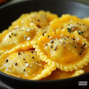 Raviolis Courge et Fromage de Chèvre