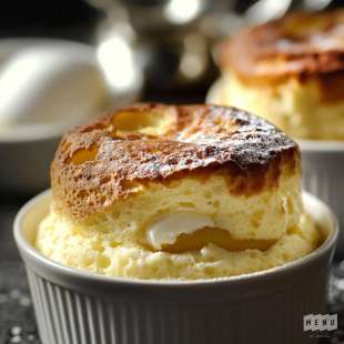 Soufflé Chaud aux Poires et au Grand Marnier