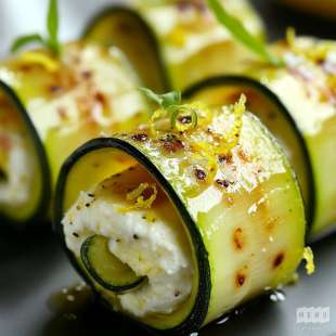 Recette Apéritif : Involtini de Courgette et Ricotta