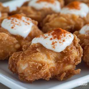 Poulet Frit au Yaourt Épicé