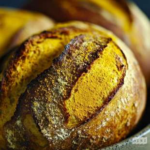 Pain au Levain au Curcuma