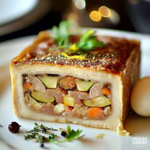 Pâté en Croûte aux Légumes