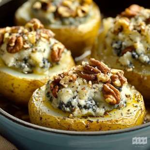 Patate Farcie au Fromage Bleu et Noix
