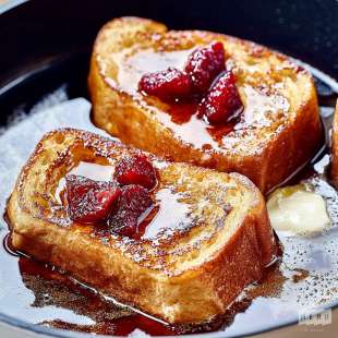 Pain Perdu aux Fruits Rouges