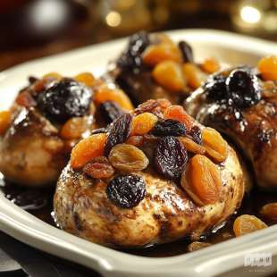 Pintade Farcie aux Fruits Secs