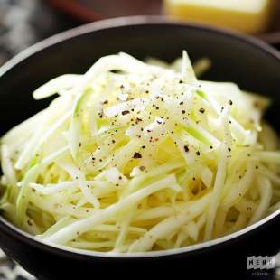 Julienne de Chou Blanc