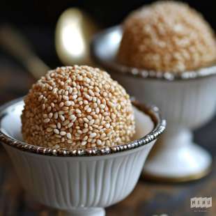 Perles de Coco Classiques au Sésame