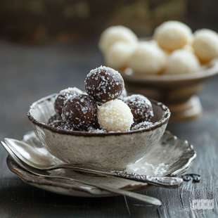 Perles de Coco au Chocolat Noir