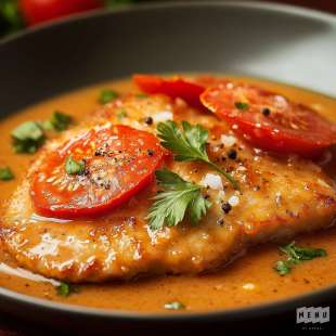 Piccata de Veau à la Tomate