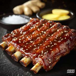 Ribs à la Sauce Soja et Gingembre