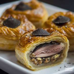 Pithiviers de Filet de Pigeon aux Truffes