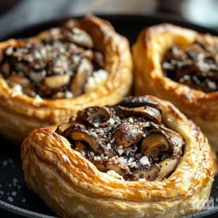 Pithiviers de Cèpes et Ricotta