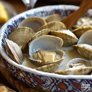 Palourdes au Vin Blanc et Crème