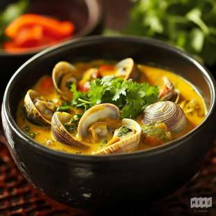 Palourdes au Curry et Lait de Coco