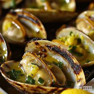 Palourdes Grillées au Beurre Citronné