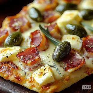 Pinsa Jambon Speck et Brie