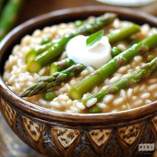 Risotto de Petit Épeautre aux Asperges