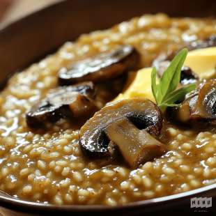 Risotto de Millet aux Champignons